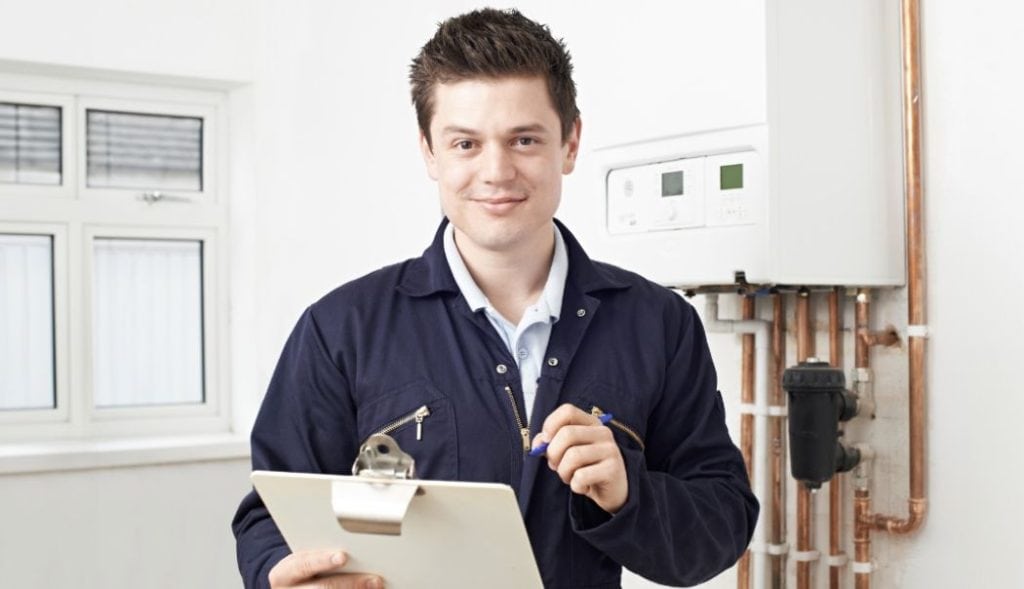 Gas boiler maintenance 